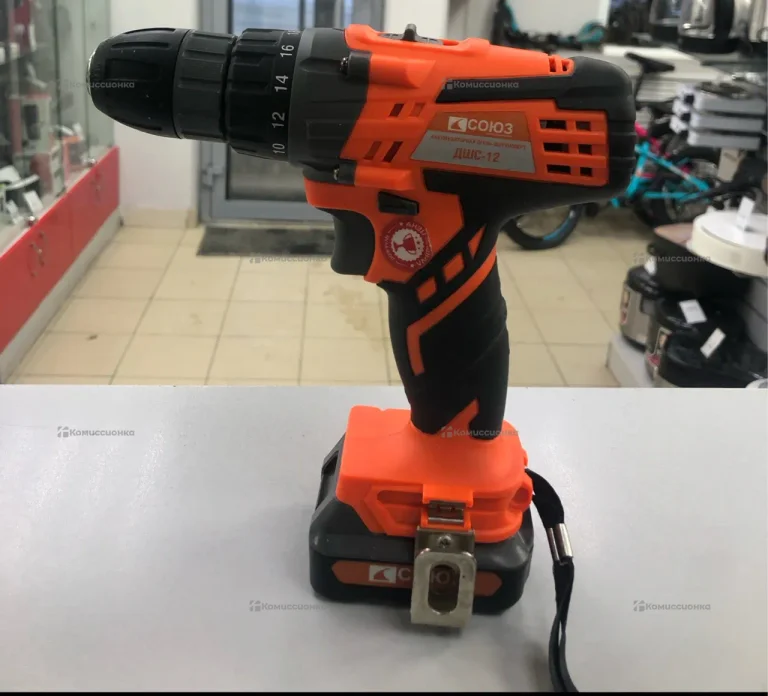 Аккумуляторный шуруповерт СОЮЗ ДШС-12