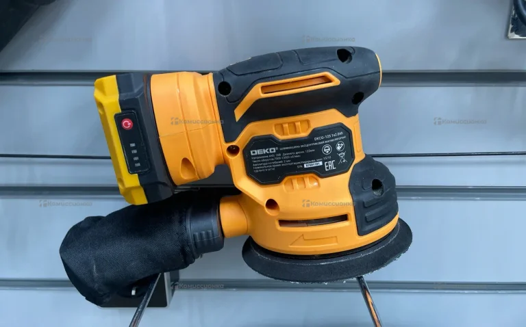 Шлифмашина эксцентриковая аккумуляторная DEKO DKCG