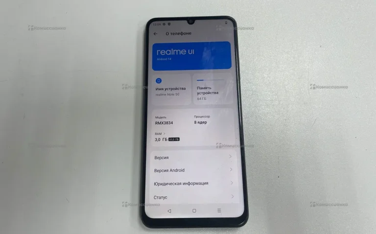 Realme Note 50 3/64 ГБ