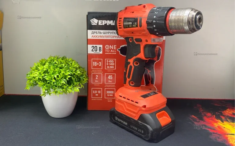 аккумуляторная дрель-шуруповерт Ермак ДША-20