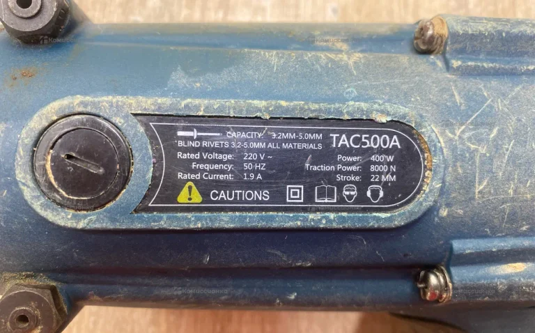 заклепочник time-proof tac500a