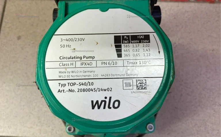 Дренажный насос Wilo Drain TS 40/10