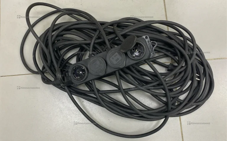 Строительный удлинитель 25 метров уличный на 4 роз