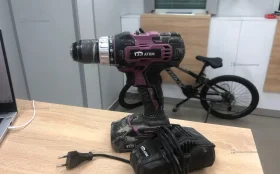 Дрель-шуруповерт аккумуляторная КМ АТОМ CD-181/2 K