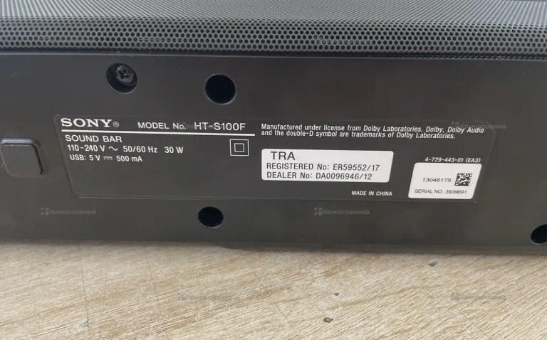 Саундбар Sony ht-s100f