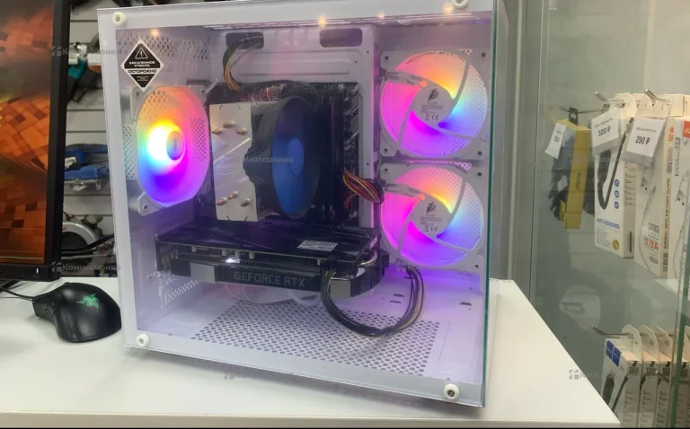 Системный блок  Белый аквариум 2060