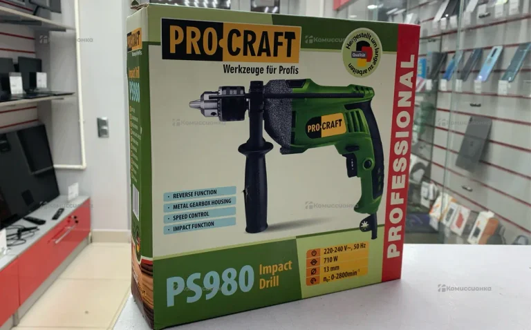 Дрель ударная Procraft PS980