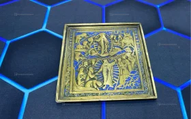 Купить Фреска латунь «Воскресенье Христово. Сошествие в Ад» б/у , в Казань Цена:12900рублей