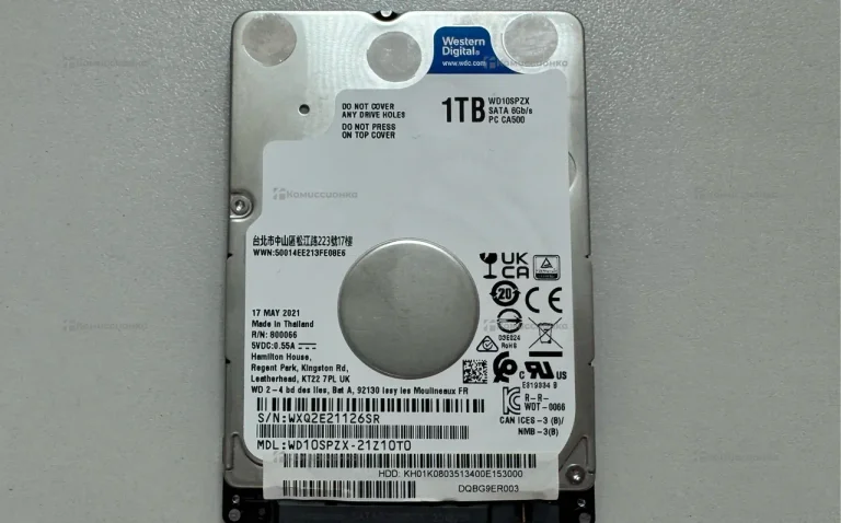 Жесткий диск WD Blue 1tb 6gb/s