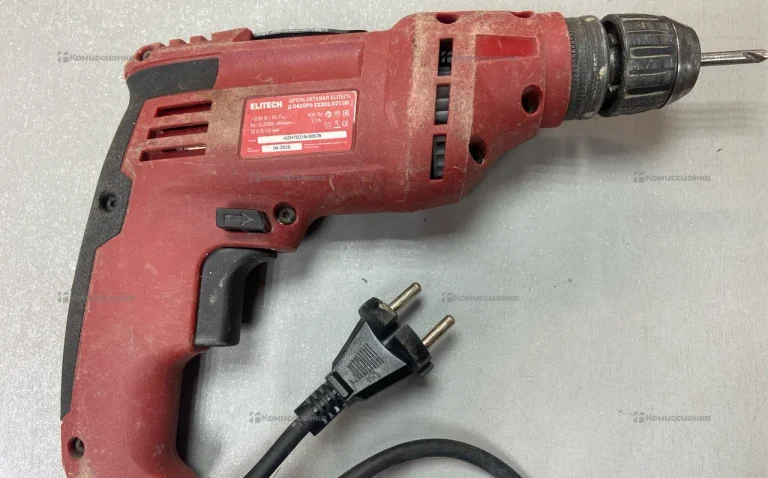 Сетевая дрель Elitech д 0410рэ