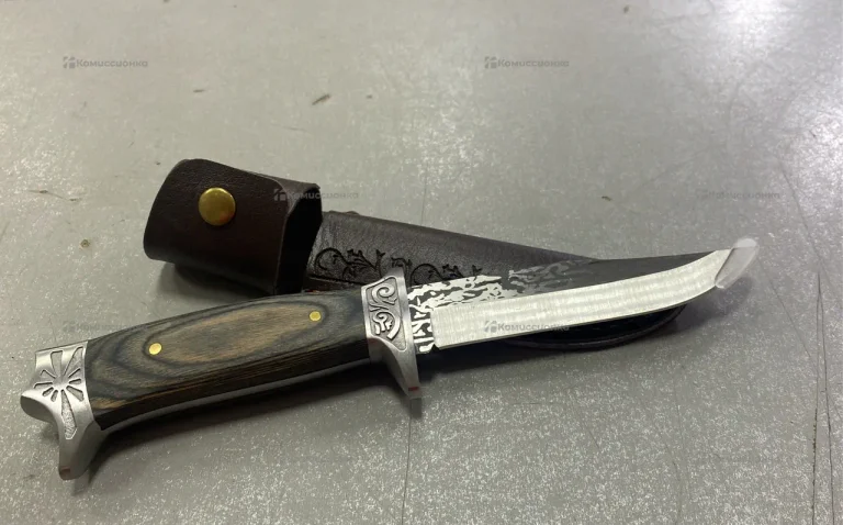 Нож коричневый (в чехле )