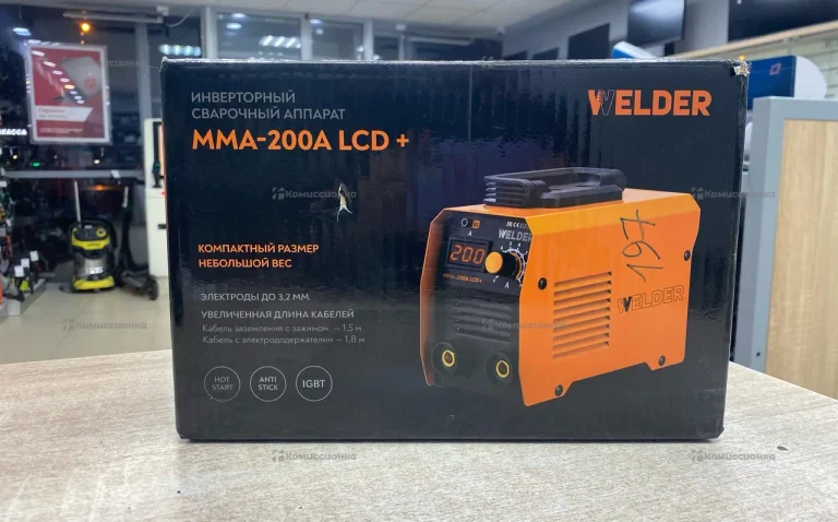 Инверторный Сварочный Аппарат MMA-200A LCD+