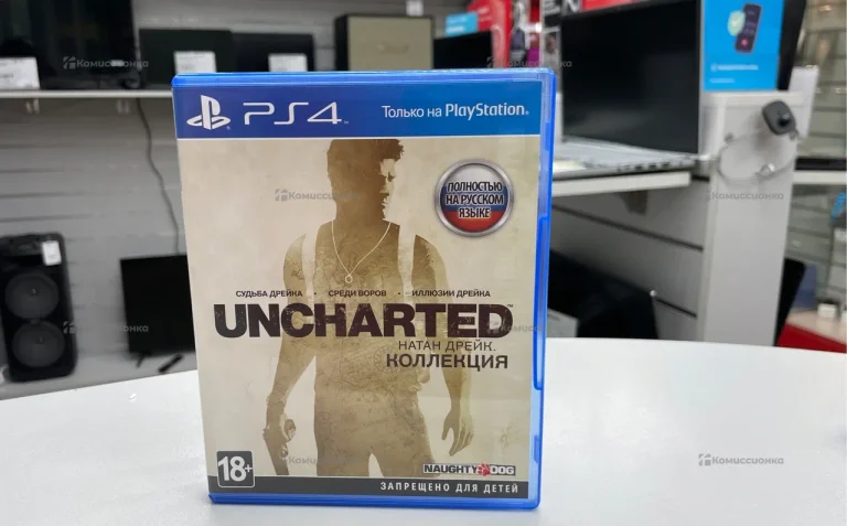 Игровой Диск для PS4 Uncharted  полностью на русс