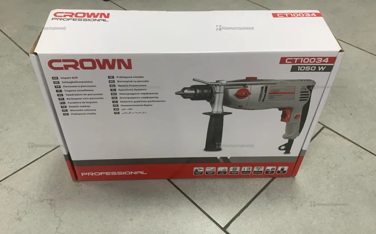 Ударная дрель CROWN CT10034