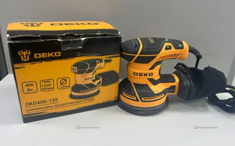 Эксцентриковая шлифмашина сетевая DEKO DKG400-125