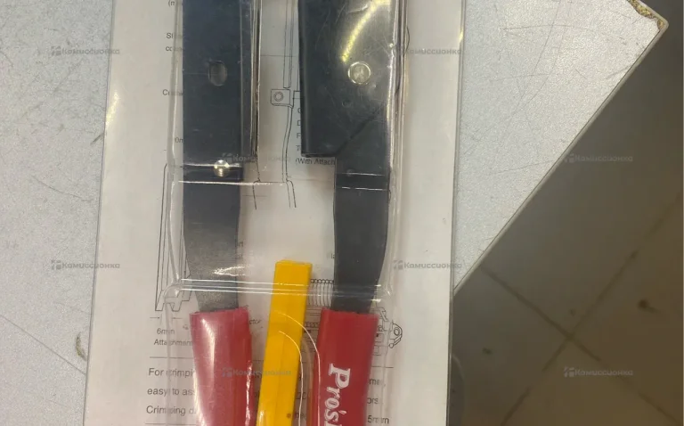 Кримпер для обжима кольцевых и вилочных неизолиров