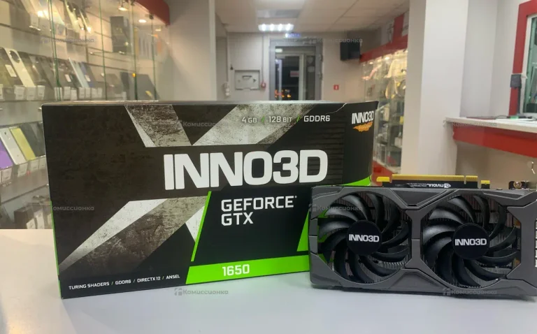 Игровая видеокарта GeForce GTX 1650 4GB