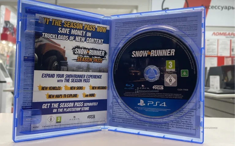Диск PS4 SnowRunner