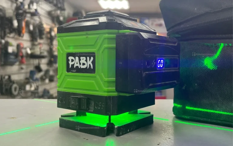 Лазерный уровень PABK зелёный 360