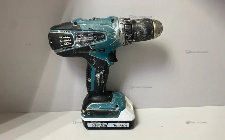 Дрель-шуруповерт makita DF457DWE