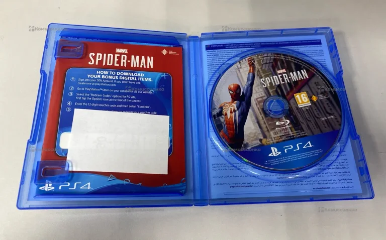 PS4. диск spider-man