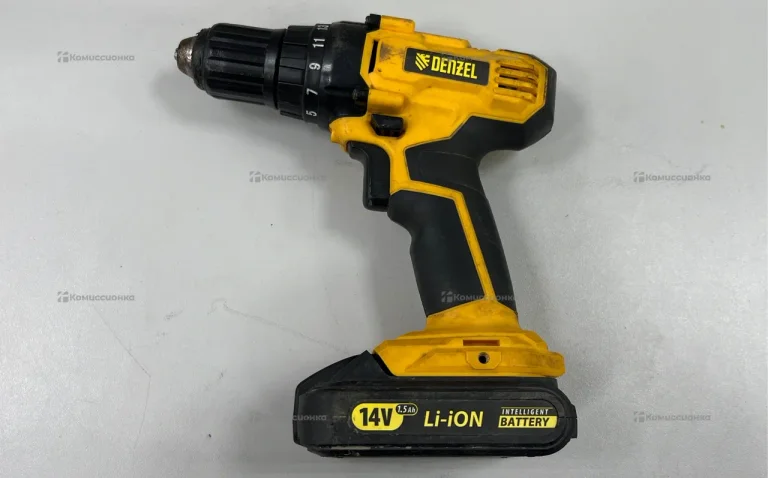 Аккумуляторная дрель-шуруповерт DENZEL CDL-lb-14-0