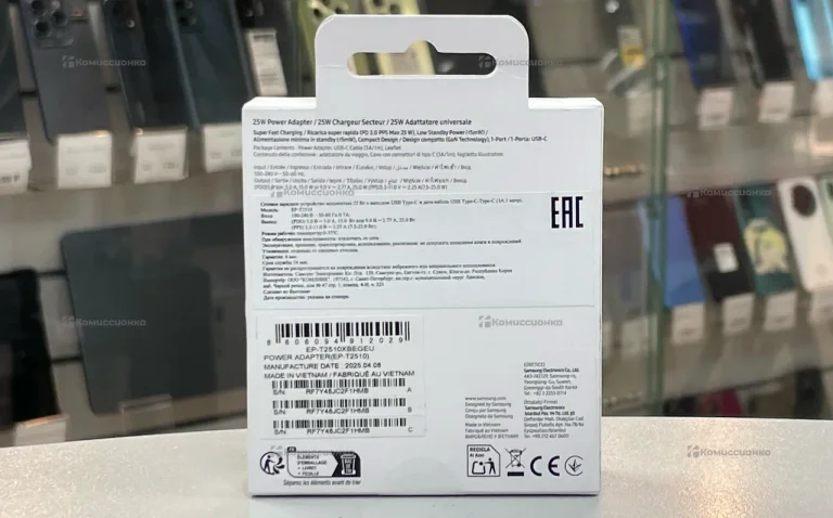 Сетевая зарядное устройство Samsung 25wt