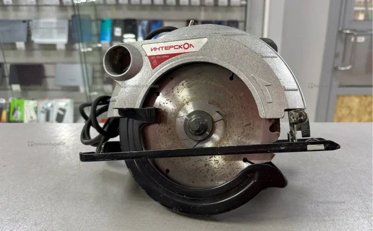 Дисковая пила Интерскол 1400М