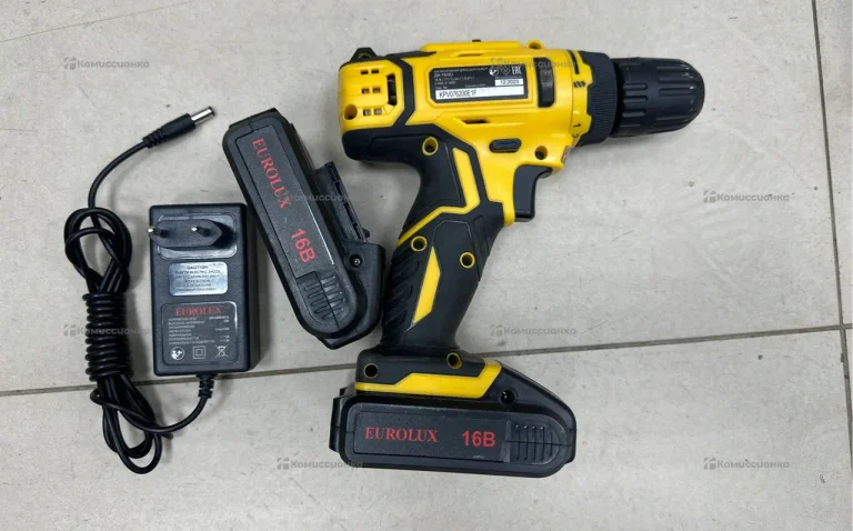 дрель-шуруповерт Eurolux ДА-16/2Li