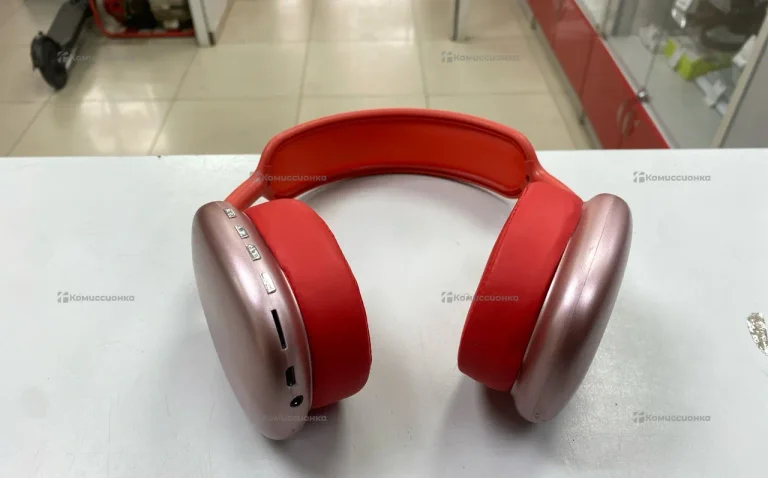 Наушники  красные