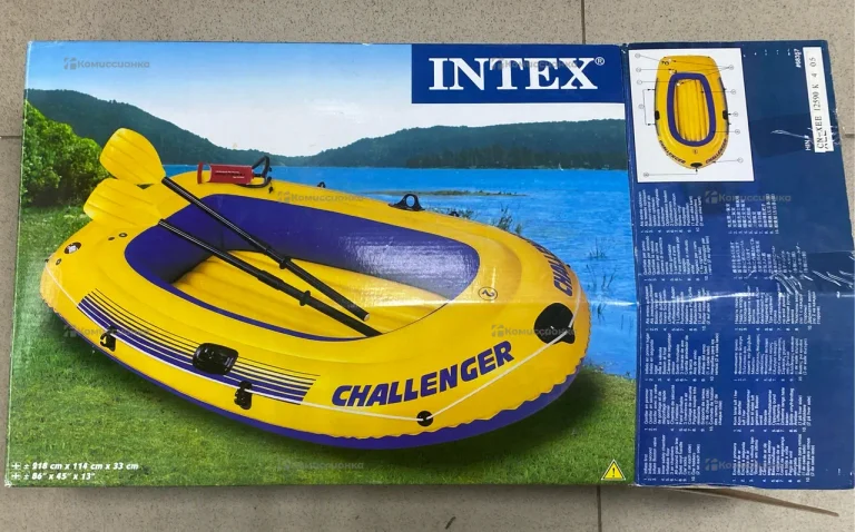 Лодка надувная Intex challenger 2 115кг