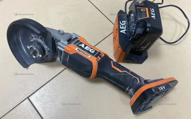 Аккумуляторная угловая шлифмашина AEG BEWS18-125BLPX2-