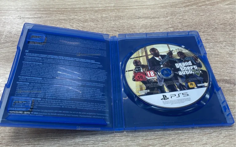 Sony PlayStation  диск gta5 ps5