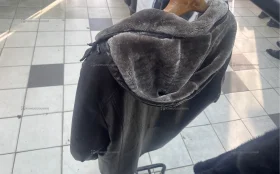 Купить Кожанка зимняя с капюшоном Shengdeya 60 размер б/у , в Казань Цена:10900рублей