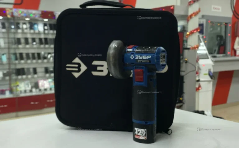 Бесщеточная угловая шлифмашина ЗУБР 12В, АВ-76-22