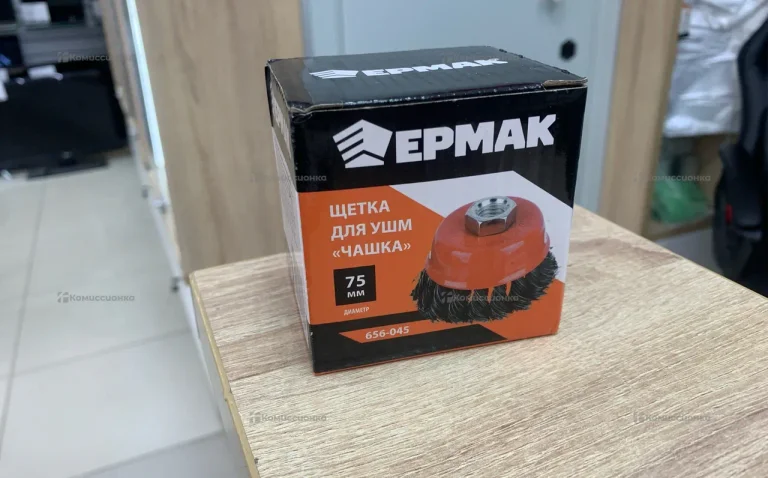 Щетка для ушм чашка ЕРМАК 75мм