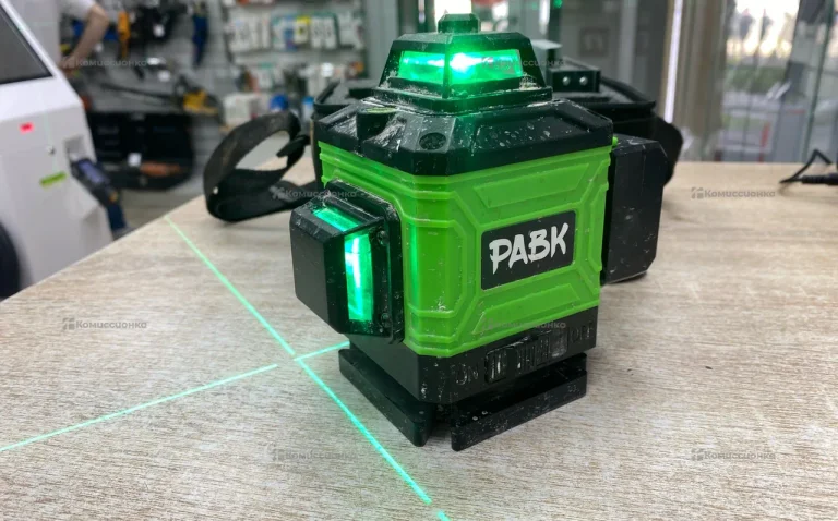Лазерный уровень PABK зелёный 360