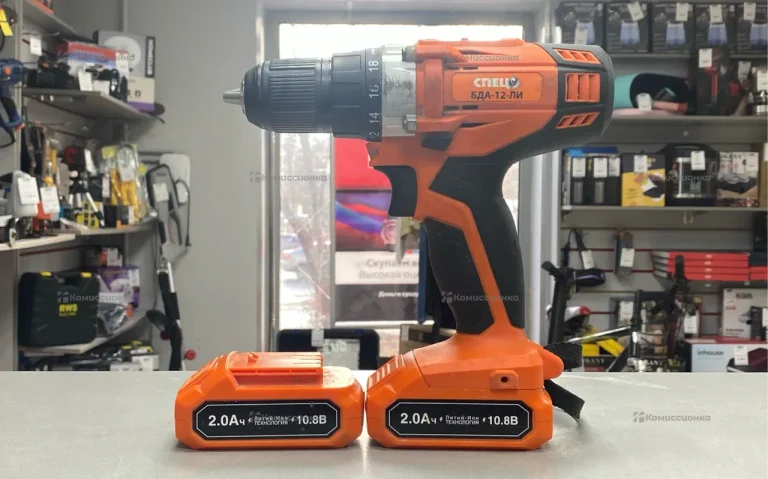 Аккумуляторная дрель Спец БДА-12-ЛИ