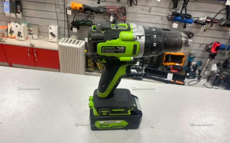 Дрель-Шуруповерт GreenWorks GD24DD140