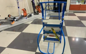 Санки детские бело синие