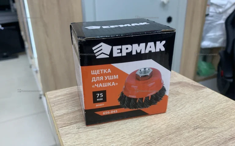 Щетка для ушм чашка ЕРМАК 75мм