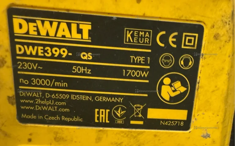 Пила dewalt DWE399