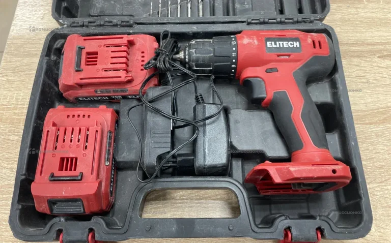 Дрель шуруповерт Elitech ДА-20СЛ