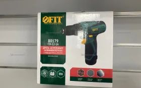 Дрель шуруповерт аккумуляторная FIT 80179 CD-12-1A