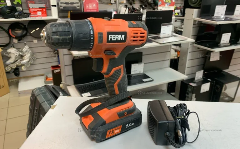 дрель-шуруповёрт ferm cdm1164