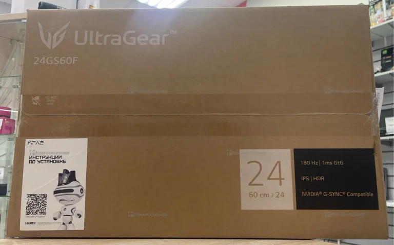 Монитор LG UltraGear 24GS60F-B