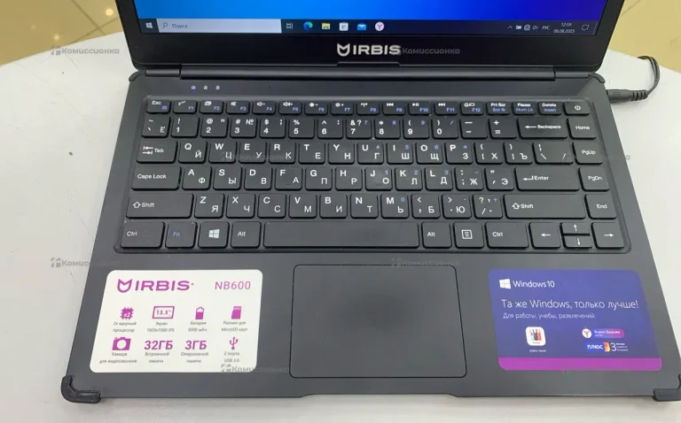 Ноутбук  irbis NB600 (Celeron N3350)