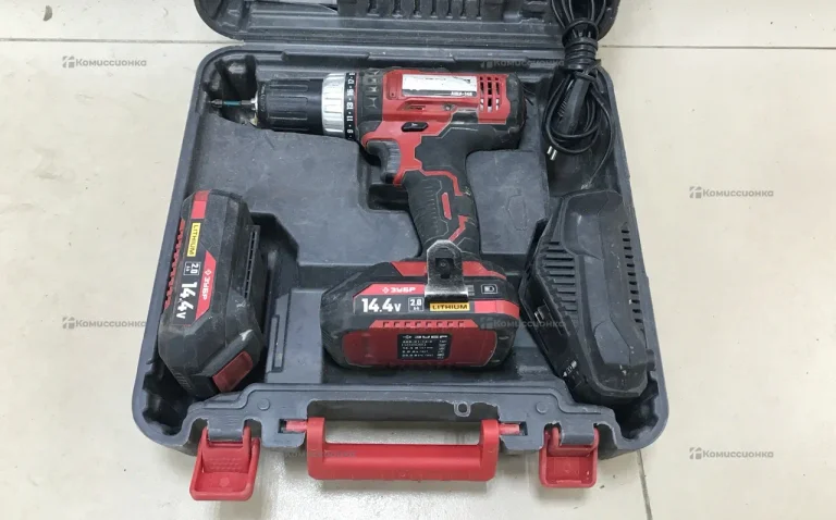 Дрель-шуруповёрт Зубр 14.4v