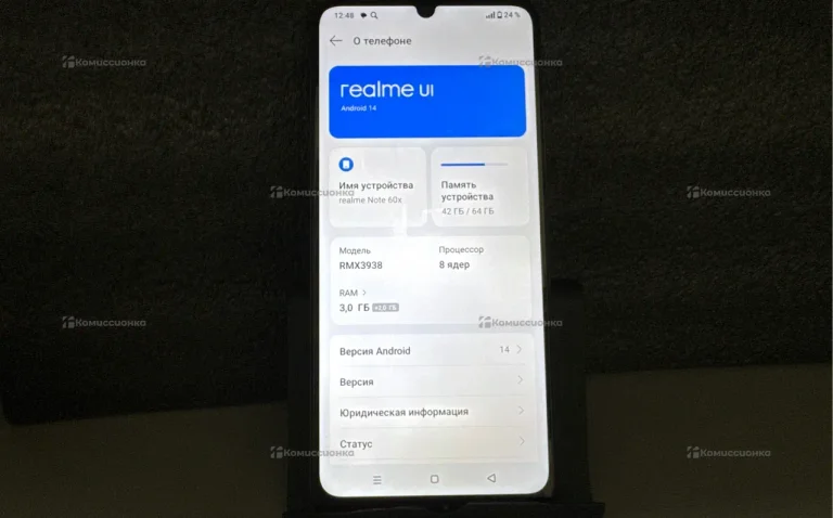 Realme Note 60x 3/64 ГБ
