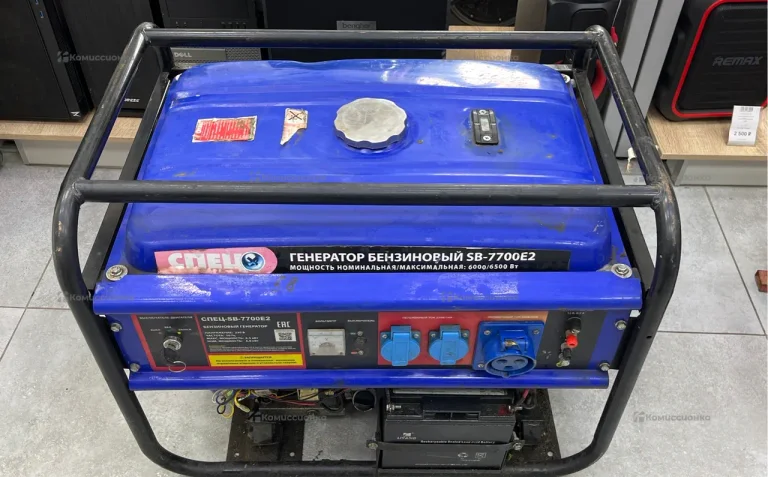бензогенератор спец sb-7700e2